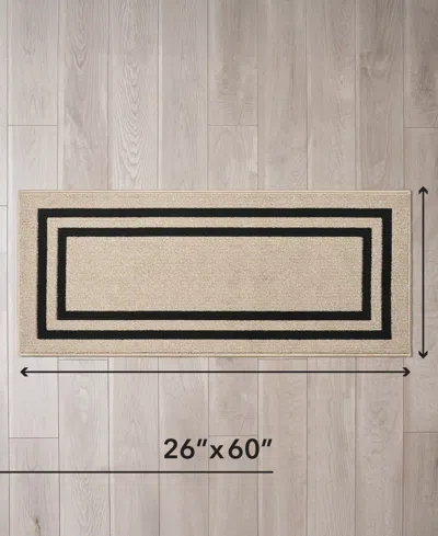 Jean Pierre New York Jean Pierre Double Line Border Tufted