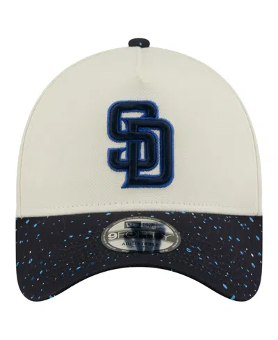 New Era Men's Cream San Diego Padres Speckle A-frame 9forty Adjustable Hat