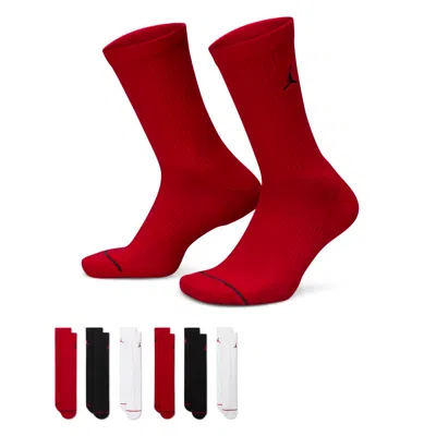 Jordan Mens  Cushion Ply Crew Sock 6 Pack In Multi