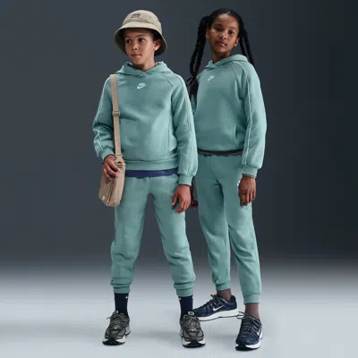 Nike Sportswear Club Fleece Big Kids' Hooded Tracksuit In Blue