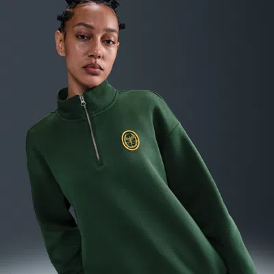 Nike Women's  Sportswear Phoenix Fleece Oversized 1/4-zip Long Sweatshirt