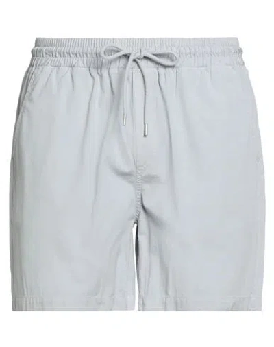 Colorful Standard Man Shorts & Bermuda Shorts Light Grey Size L Organic Cotton In Gray