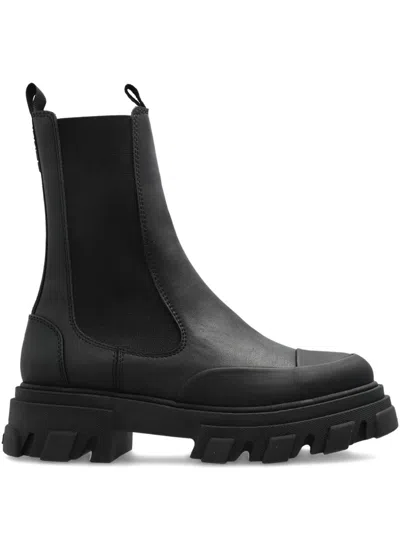 Ganni Chelsea Mid Leather Boots
