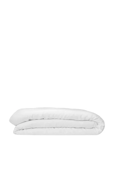 Barefoot Dreams Full/queen Washed Bamboo Duvet Cover In White