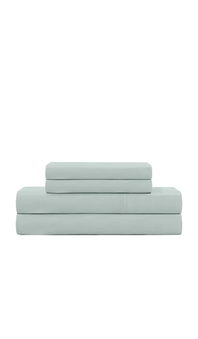 Barefoot Dreams Full Washed Bamboo Sheet Set In Blue
