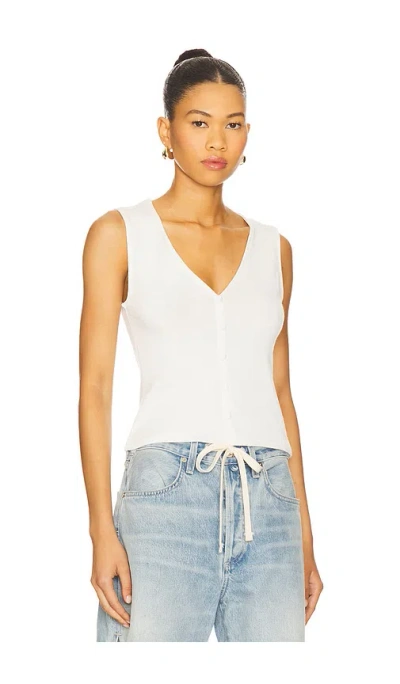 Rag & Bone Knit Button Up Tank Top