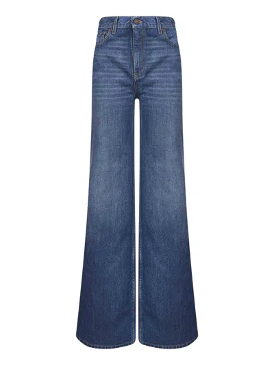 Chloé Blue Denim High-waisted Flare Jeans