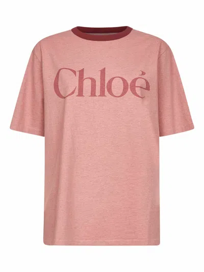 Chloé Short Sleeves Collar Contrast