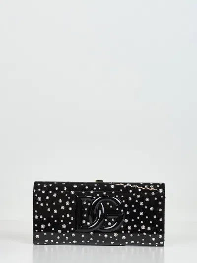 Dolce & Gabbana Women Black Dolce Box Clutch Bag In Multi