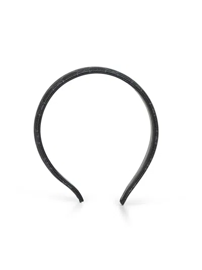 Gucci Black Gg Canvas Hair Band