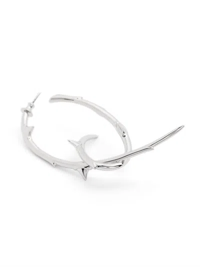 Shaun Leane Rose Thorn Statement Hoop Earrings