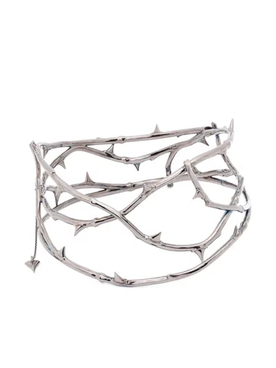 Shaun Leane Rose Thorn Choker In Metallic