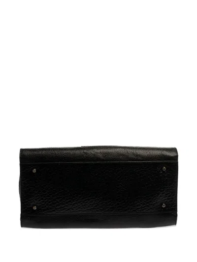 Pre-owned Dkny Vintage  Textured-leather Tote Bag