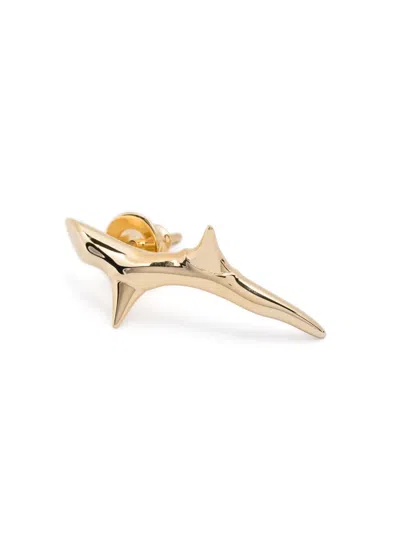 Shaun Leane Rose Thorn Climber Earrings In Gold