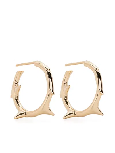 Shaun Leane Small Rose Thorn Hoop Earrings