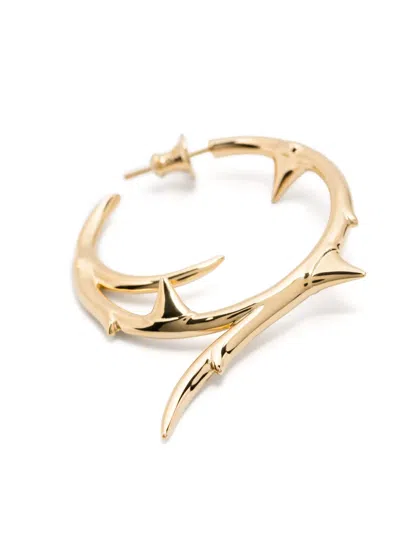 Shaun Leane Large Rose Thorn Hoop Earrings In Gold