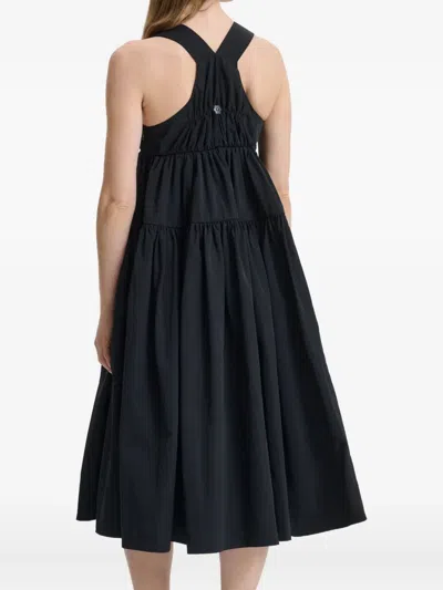 Cecilie Bahnsen Bailey Sleeveless Buckle Dress In Black