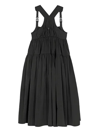 Cecilie Bahnsen Bailey Sleeveless Buckle Dress In Black
