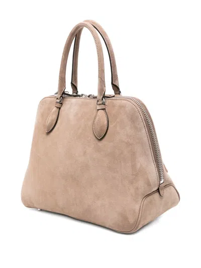 Ermanno Scervino Zip-fastening Suede Tote Bag