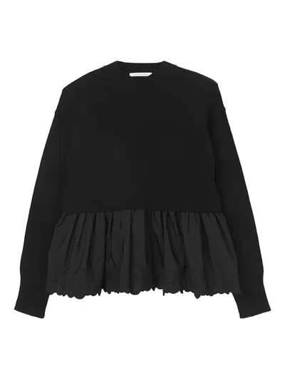 Cecilie Bahnsen Bera Cashmere Sweater In Black