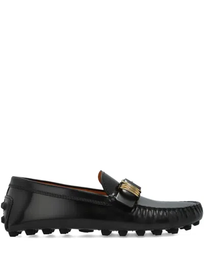 Tod's Leather Buckle Loafers