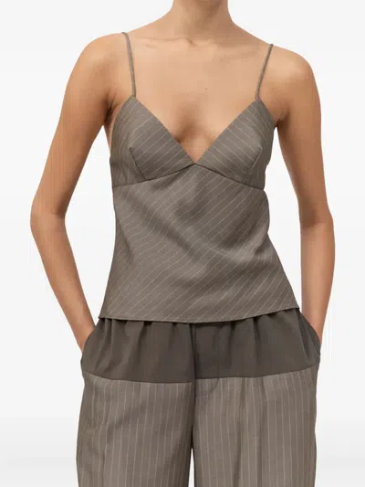 St Agni Pinstripe Cami Top