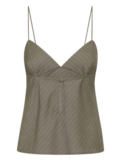 St Agni Pinstripe Cami Top