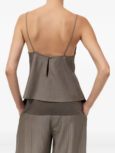 St Agni Pinstripe Cami Top