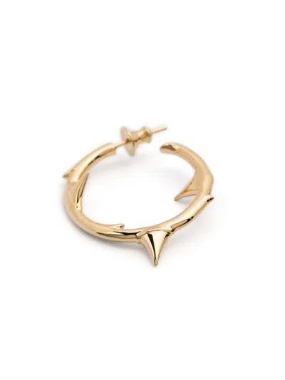 Shaun Leane Medium Rose Thorn Hoop Earrings In Gold