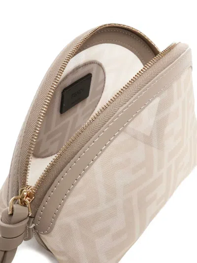 Fendi Ff-logo Mesh Make Up Bag