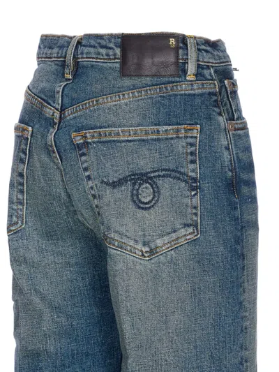 R13 Charlotte Jeans In Blue