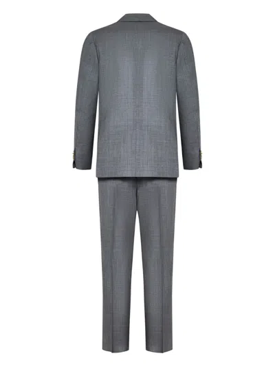Franzese Collection Franzese Napoli Stefano De Martino Model Suit In Gray