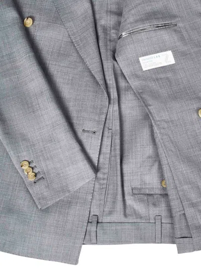 Franzese Collection Franzese Napoli Stefano De Martino Model Suit In Gray