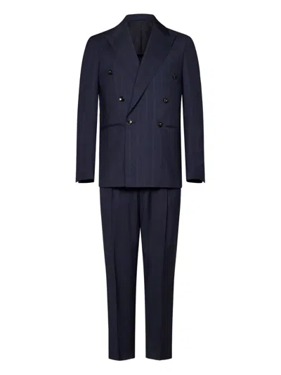 Franzese Collection Franzese Napoli Stefano De Martino Model Suit In Blue
