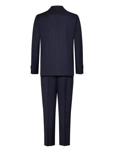 Franzese Collection Franzese Napoli Stefano De Martino Model Suit In Blue