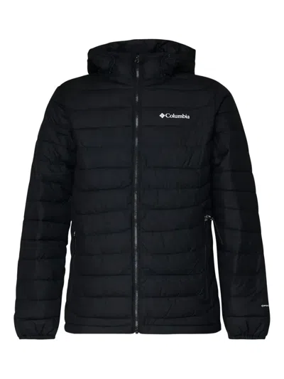 Columbia Quilted Hooded Jacket In Black