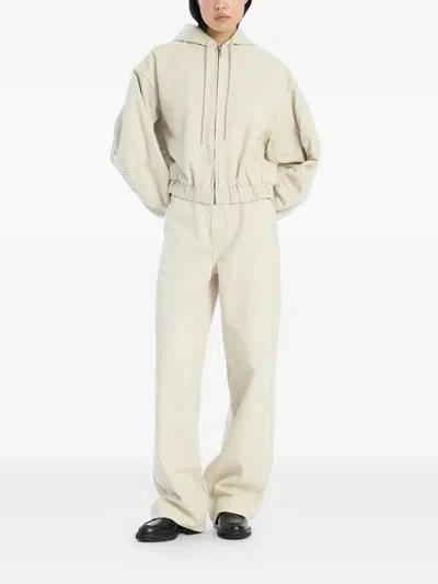 Rotate Birger Christensen Rotate Birgerchristensen Powder Organic Cotton Jackets In White