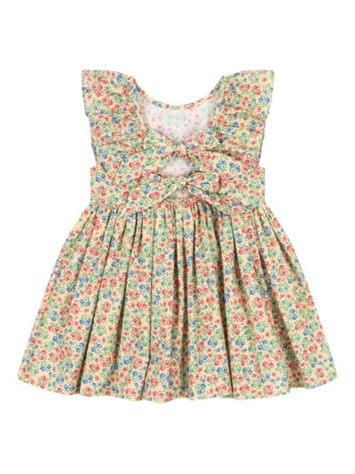Konges Sløjd Ruffle-bow Dress In Green