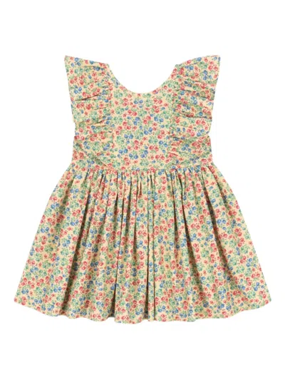 Konges Sløjd Ruffle-bow Dress In Green