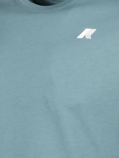 K-way Odom Ascii Code Logo-print T-shirt In Blue