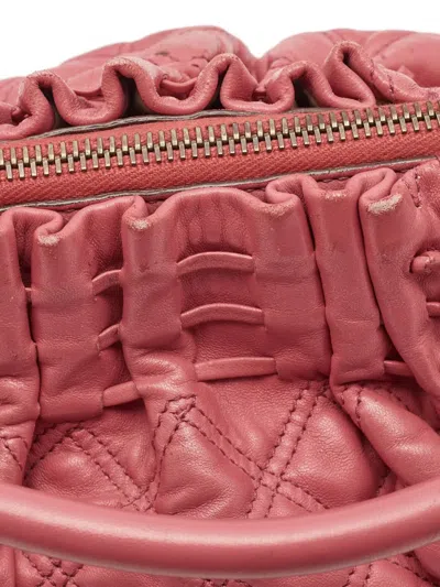 Pre-owned Marc Jacobs Vintage  Quilted Leather Shoulder Bag In Pink