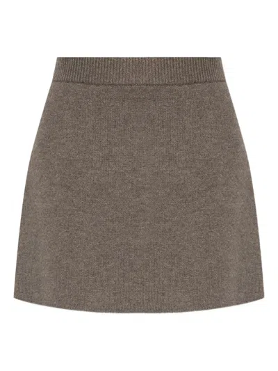Lisa Yang Ribbed-knit Mini Skirt