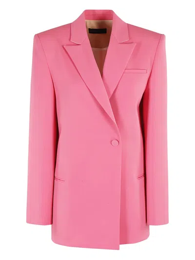 Ssheena Double-breasted Blazer In Pink
