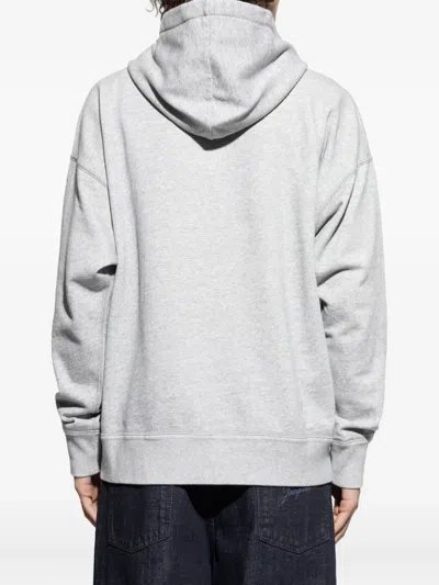 Isabel Marant Logo-print Hoodie In Neutral