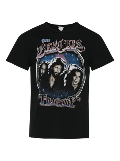 Madeworn Beegees-graphic T-shirt In Black