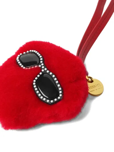 Versace Medusa Fur Keyring