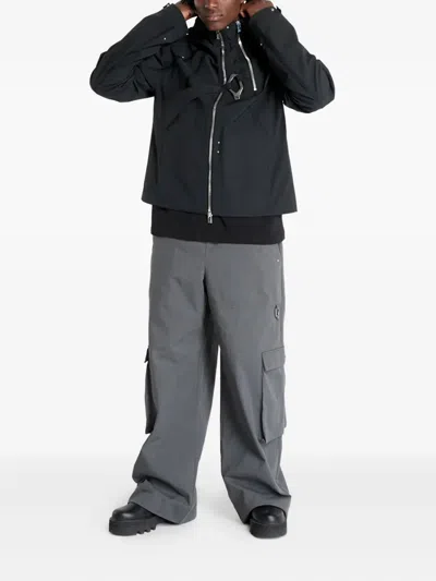 Heliot Emil Buckle-detail Jacket In Black