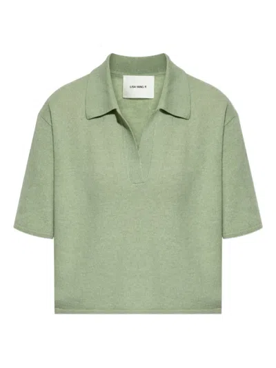 Lisa Yang Polo-collar Short-sleeve T-shirt