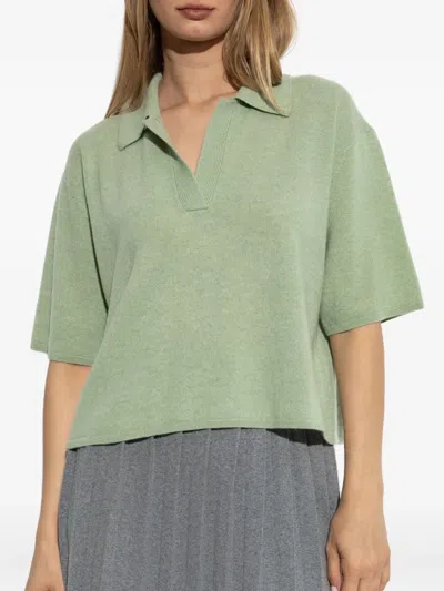 Lisa Yang Polo-collar Short-sleeve T-shirt