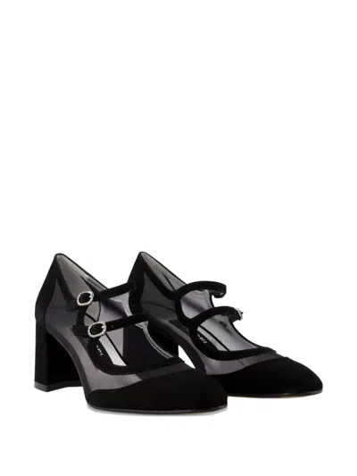 Carel Paris Alicenight Double-buckle Pumps In Black